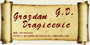 Grozdan Dragičević vizit kartica